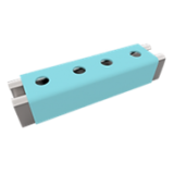 External Channel Coupler 41mm x 41mm HDG
